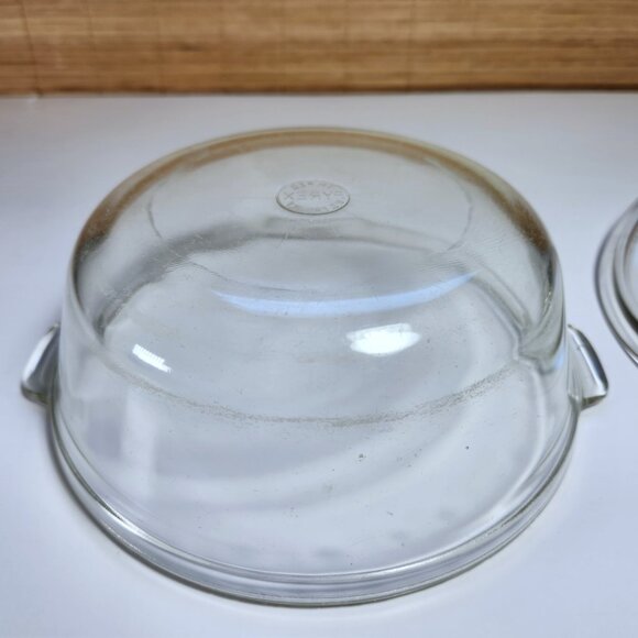 Vintage Pyrex Dish Clear Casserole & Lid 4 C 023 623 Bottom 623 Lid Early Pyrex - Picture 10 of 10